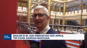 Video: Banjir di RI Jadi Perhatian CEO Apple, Tim Cook Siapkan Bantuan
