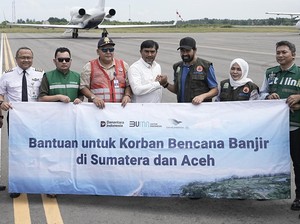 Garuda Kirim 20 Ton Bantuan ke Sumatera