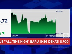 Video: IHSG Tembus "All Time High" Baru Dekati Level 8.700
