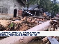 Video: KLH Bakal Panggil 8 Perusahaan Diduga Penyebab Banjir Sumut