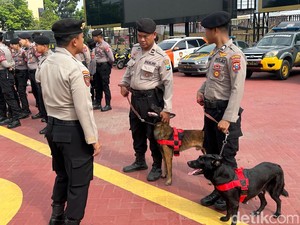 Polresta Sidoarjo Cek Kesiapan Samapta, Siaga Amankan Nataru-Bencana