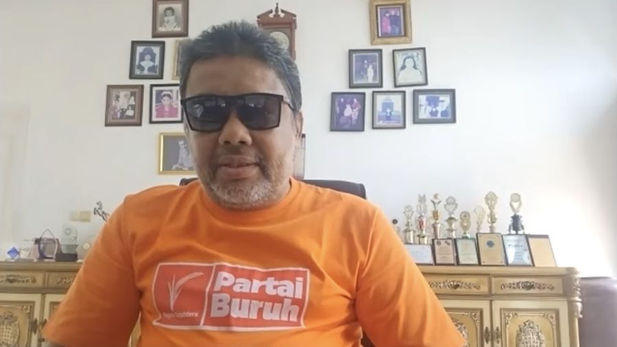 Presiden Konfederasi Serikat Pekerja Indonesia (KSPI) sekaligus Presiden Partai Buruh, Said Iqbal. (Tangkapan Layar Youtube/Bicaralah Buruh)