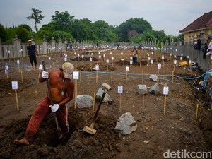 451 Makam Terdampak Tol di Sleman Mulai Dipindahkan