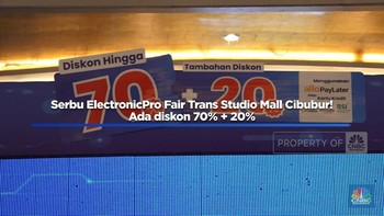 ElectronicPro Fair Trans Studio Mall Cibubur! Ada diskon 70% + 20%