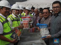 Detik-Detik Pelepasan Ekspor Udang Bersertifikat Lolos Uji Radioaktif