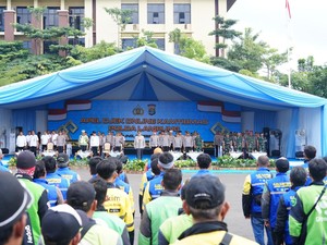 Wakapolri Ajak Peserta Ojol Kamtibmas di Lampung Doakan Korban Bencana Sumatera