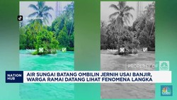 Video: Air Sungai Batang Ombilin Jernih Usai Banjir