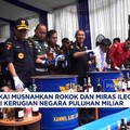 Video: Bea Cukai Musnahkan Rokok & Miras Ilegal Senilai Puluhan Miliar