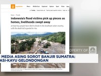 Ramai Media Asing Sorot Banjir Sumatra: Frustasi-Kayu Gelondongan