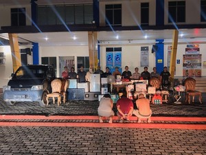 3 Pria Bobol Rumah Warga di Pangkalpinang untuk Beli Sabu