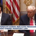 Video: Trump Terekam Menahan Kantuk di Rapat Kabinet 3 Jam