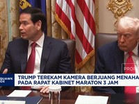 Video: Trump Terekam Menahan Kantuk di Rapat Kabinet 3 Jam