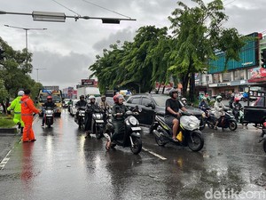 Lalin di Jalan Urip-Perintis Makassar Berangsur Normal Usai 3,5 Jam Macet