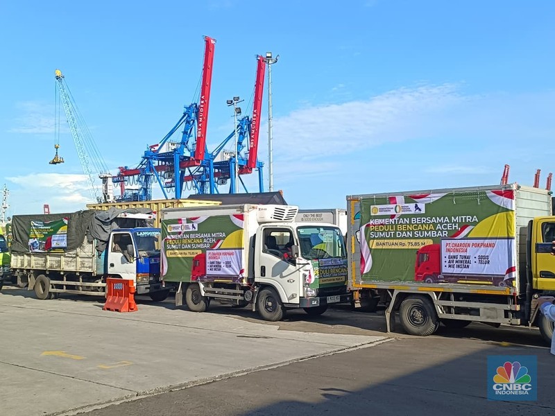 Menteri Pertanian (Mentan) Andi Amran Sulaiman melepas keberangkatan bantuan pangan