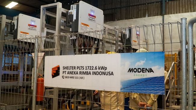 MODENA Energy Resmikan Instalasi Solar Panel di Gresik