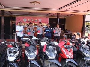 4 Maling Motor di Nabire Ditangkap, Hasil Curian Dijual Rp 8 Juta di Medsos