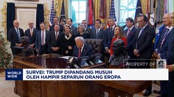 Video: Survei Ungkap Separuh Warga Eropa Anggap Trump sebagai Musuh