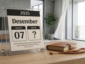 Tanggal Hijriah Hari Ini 7 Desember 2025 Lengkap Kalender PDF-nya