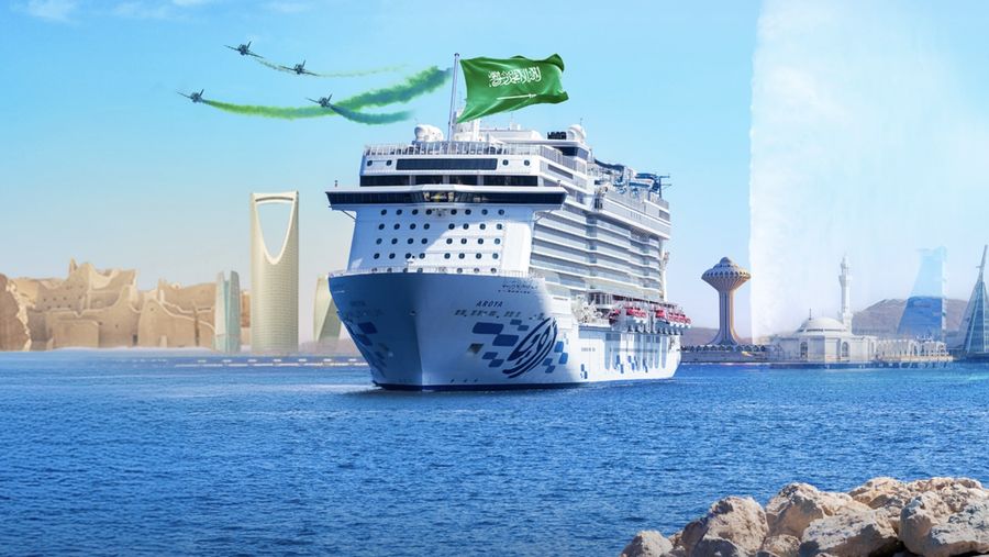 Kapal Pesiar Aroya Cruises. (Dok. Aroya Cruises)