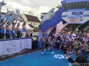 3.500 Pelari Ramaikan Runway Run 2025 AirNav di Makassar