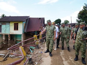 Desa Garoga Tapsel Termasuk Terparah Terdampak Banjir, Akses Jalan Terputus
