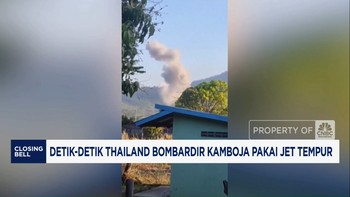 Video: Detik-detik Thailand Bombardir Kamboja Pakai Jet Tempur
