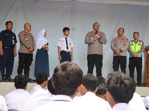 Polisi Ingatkan Siswa SMP di Priok soal Bahaya Tawuran, Narkoba-Konten Porno