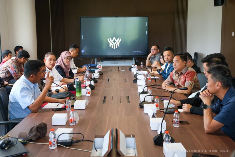 Kunjungan Kamar Dagang Hainan Indonesia ke Ibu Kota Nusantara pada Minggu (07/12/2025). (Dok. IKN)