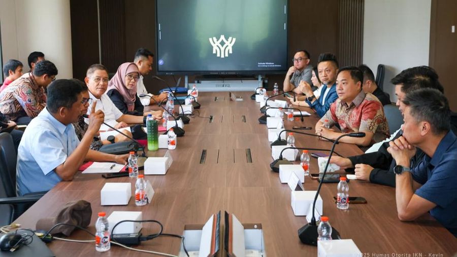 Kunjungan Kamar Dagang Hainan Indonesia ke Ibu Kota Nusantara pada Minggu (07/12/2025). (Dok. IKN)