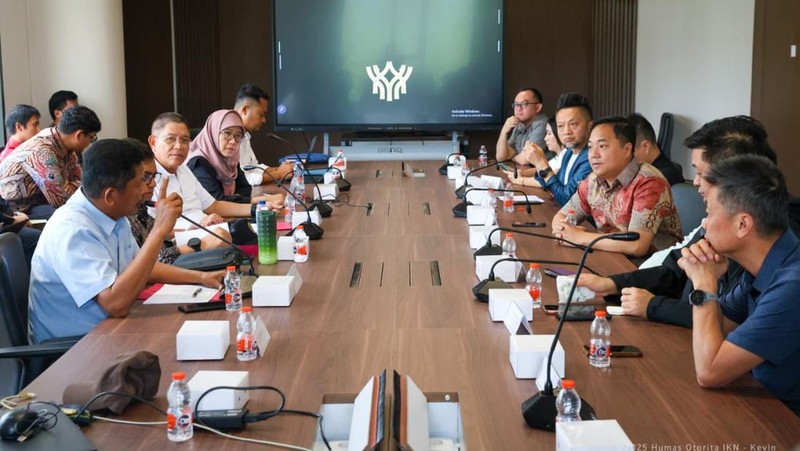 Kunjungan Kamar Dagang Hainan Indonesia ke Ibu Kota Nusantara pada Minggu (07/12/2025). (Dok. IKN)