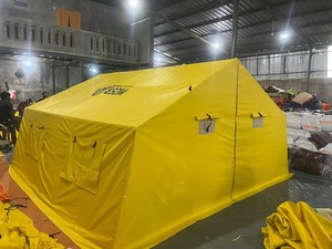 Bahlil Kirim 120 Tenda Darurat untuk Pengungsi Bencana Banjir & Longsor di Tapsel