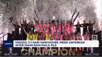 Video: Messi Bawa Inter Miami Juara Piala MLS dengan Skor 3-1