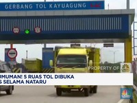 Video: Pengumuman! 5 Ruas Tol Dibuka Gratis Selama Nataru