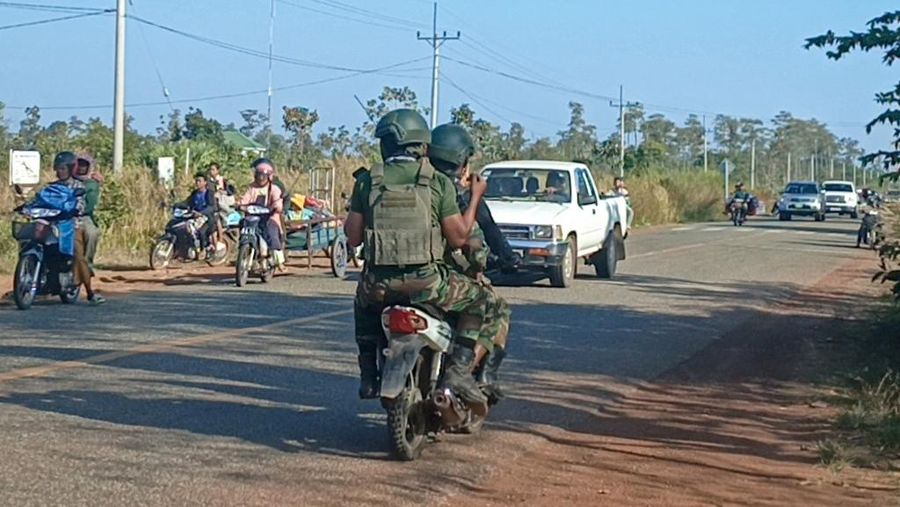 Thailand melancarkan serangan udara terhadap militer Kamboja, Senin (8/12/2025). (Tangkapan Layar Telegram/WarFront Witness)