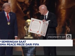 Video: Trump Bahagia Dapat Penghargaan Perdamaian Peace Prize FIFA