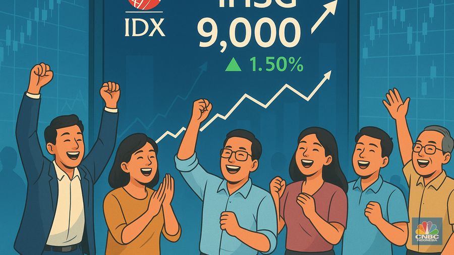 window dressing ihsg 9000