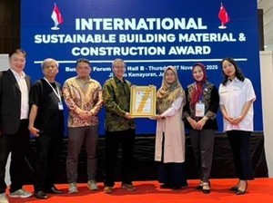 Adiprana Sentosa Indovesco Raih Penghargaan Konstruksi Berkelanjutan 2025