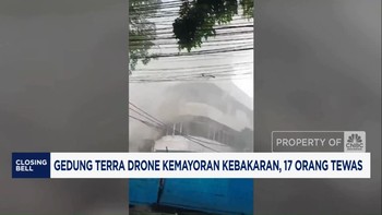 Video: Gedung Terra Drone Kemayoran Kebakaran, 20 Orang Meninggal