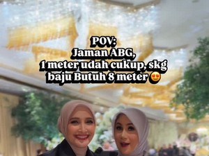 Gaya Ineke & Marini Zumarnis Curi Atensi, Dulu Baju Semeter Sekarang 8 Meter