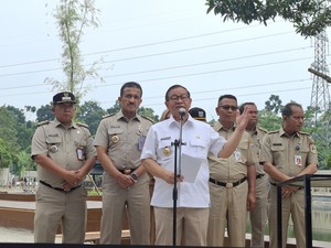 Pramono Resmikan Embung Lapangan Merah, Harap Kurangi Banjir di 3 RW Jagakarsa