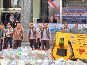 Kemenkum Musnahkan Genset hingga Aksesoris Moge Palsu, Total Nilainya Rp 3 M