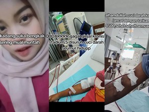 Awal Mula Wanita Tangerang Kena Gagal Ginjal Stadium 5 di Usia 14, Jarang Minum Air Putih