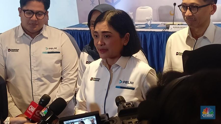 Direktur Utama Pelni, Tri Andayani. (CNBC Indonesia/Ferri Sandi)