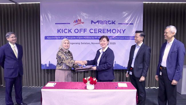 Perkuat Distribusi Kesehatan, Anak Usaha MDLA dan Merck Jalin Kolaborasi