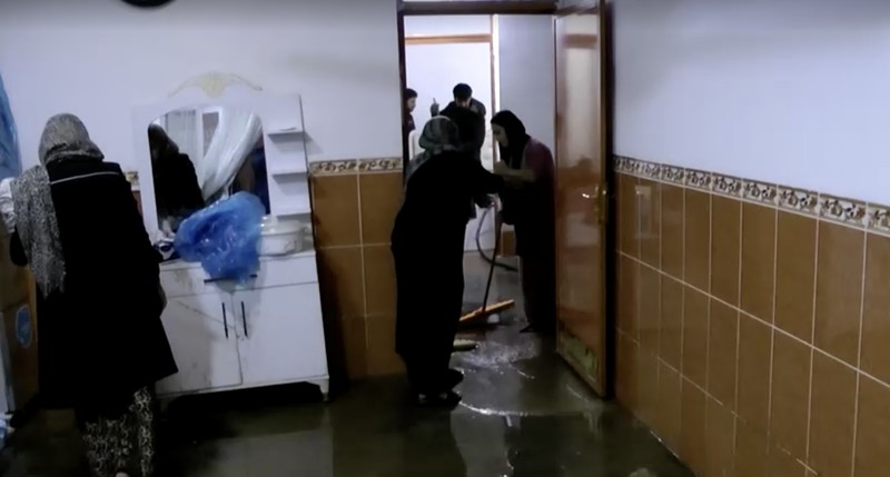 Dua orang tewas dan empat lainnya luka-luka pada hari Selasa (9 Desember) ketika banjir melanda distrik Chamchamal di wilayah Kurdistan Irak. (Reuters TV)