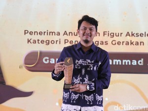 Gagas Gerakan Mengajar Desa, Gardian Muhammad Sabet detikJabar Awards