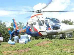 Kisah Haru Pilot Heli Polri, Tak Ingin Warga Tapteng Kelamaan Tunggu Bantuan