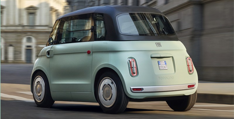Mobil listrik Fiat Topolino. (Facebook/Fiat)