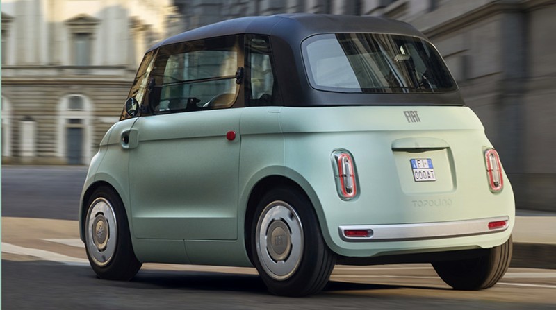 Mobil listrik Fiat Topolino. (Facebook/Fiat)