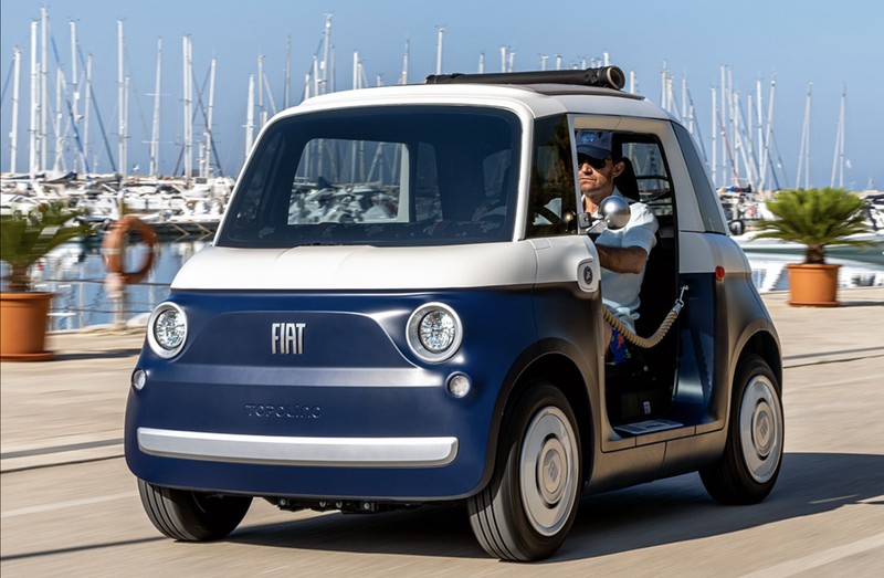 Mobil listrik Fiat Topolino. (Facebook/Fiat)